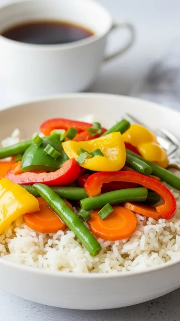 Veggie Stir-Fry with Rice