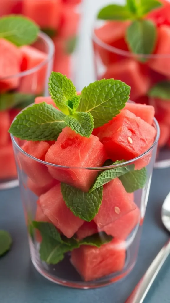 Watermelon Mint Cups