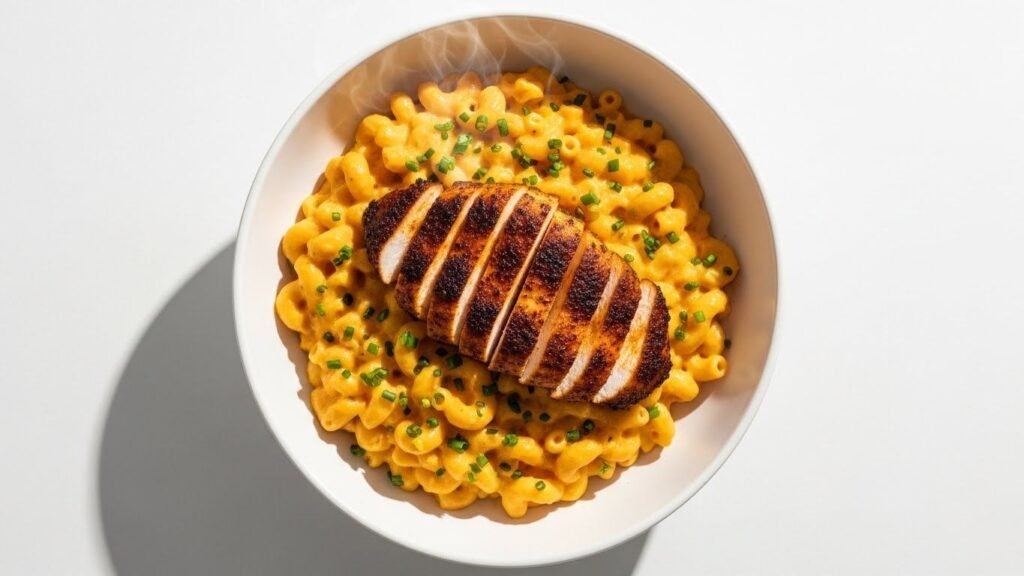 blackened chicken with mac and cheese low calorie