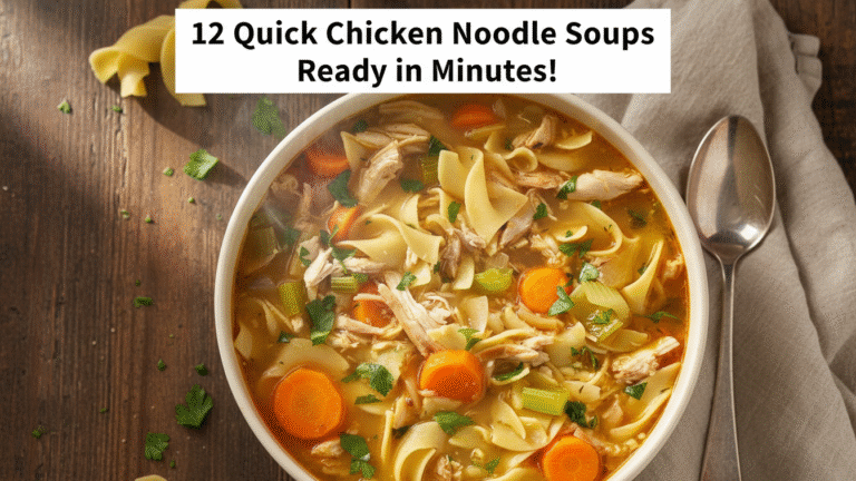 easy chicken noodle soup recipe