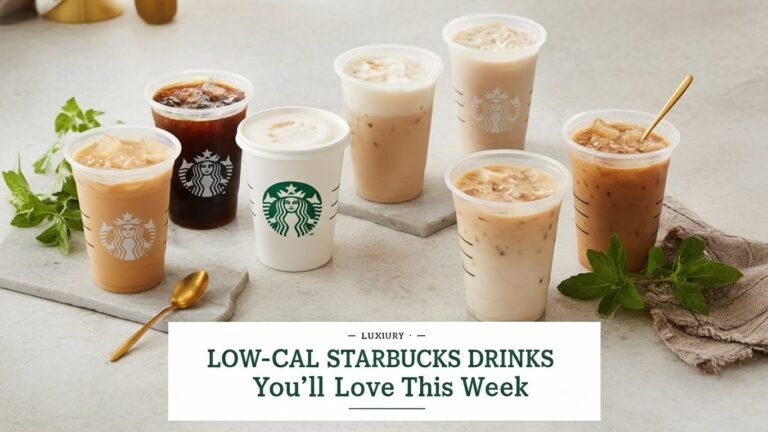 low calorie Starbucks drinks