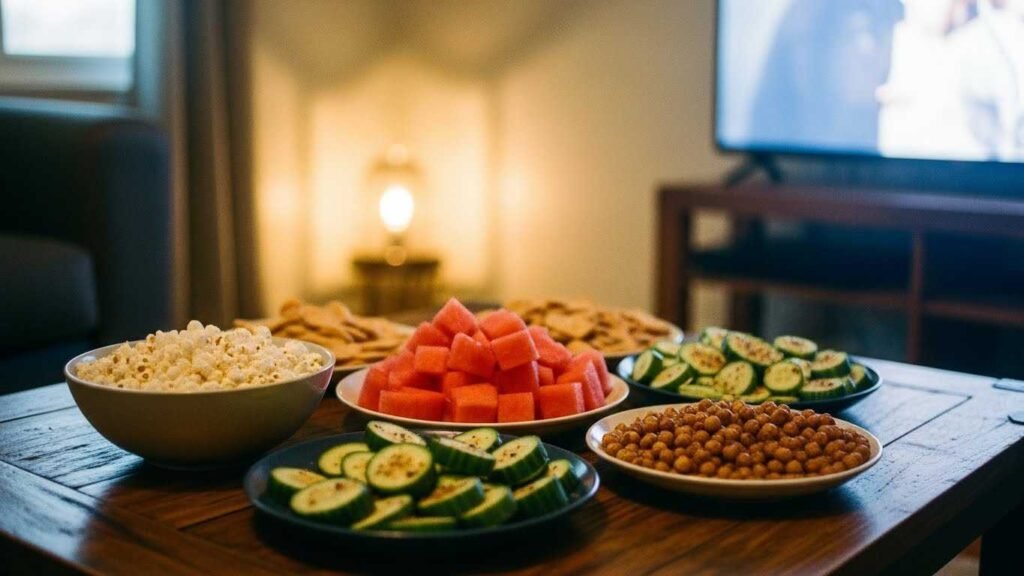 low calorie snacks for movies