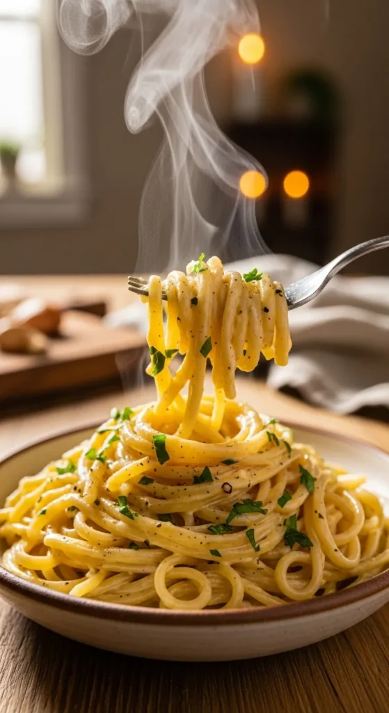 Garlic Butter Pasta (The Ultimate Lazy Win)