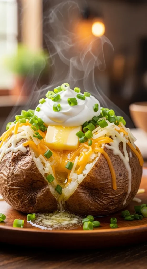 Loaded Baked Potatoes (Microwave Hack)
