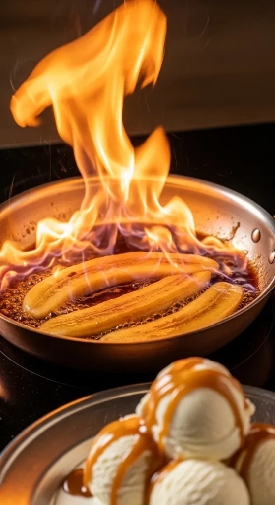Banana Foster (Dessert with Drama)
