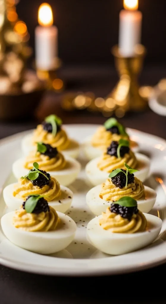 Truffle Deviled Eggs