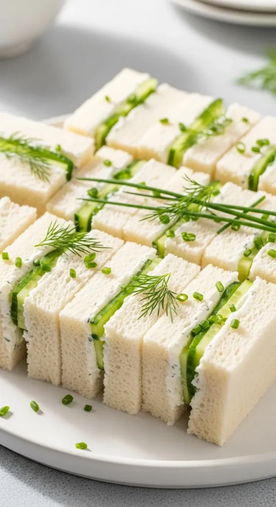 Classic Cucumber & Cream Cheese Sandwich