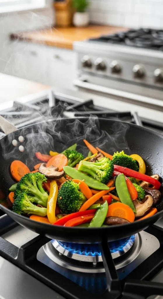 Quick Veggie Stir Fry with Soy Sauce