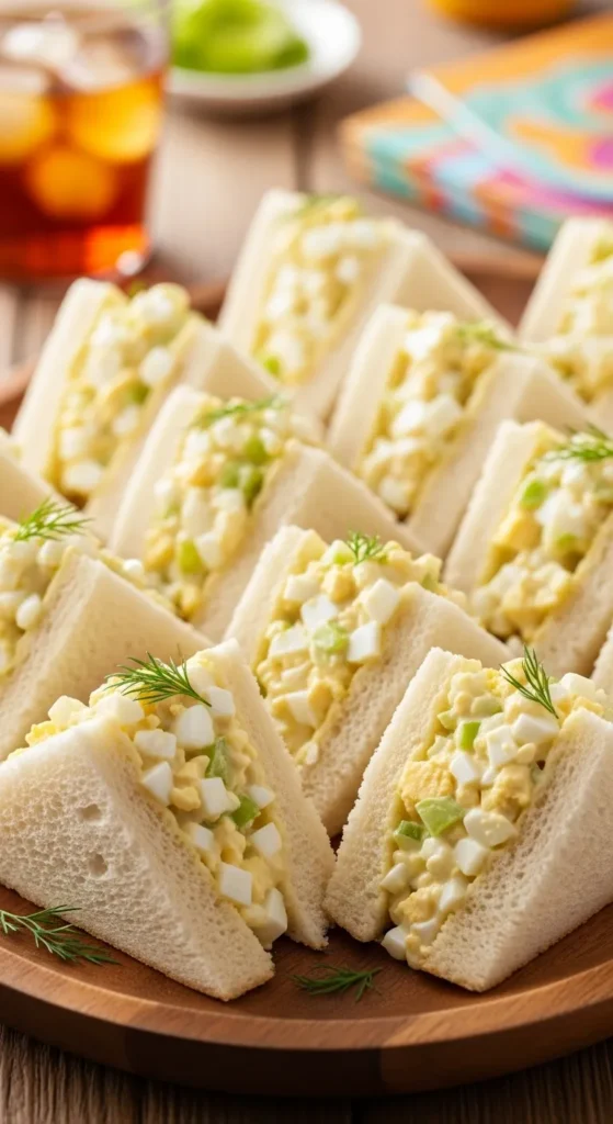 Egg Salad Finger Sandwiches