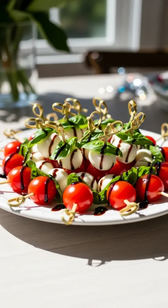 Mini Caprese Skewers