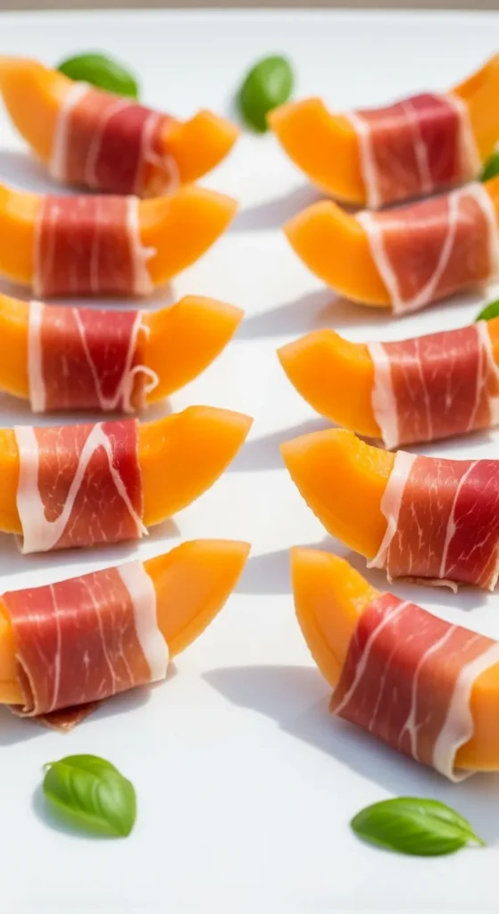 Prosciutto Wrapped Melon