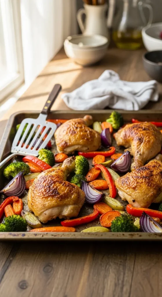 One Pan Chicken & Veggies