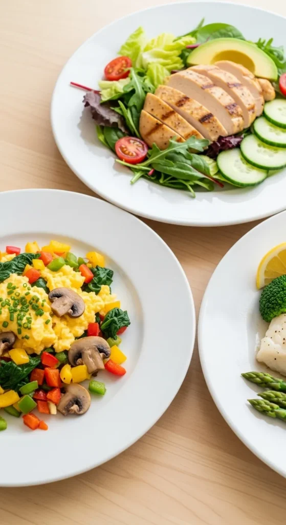 Low Carb Focus with Lean Proteins