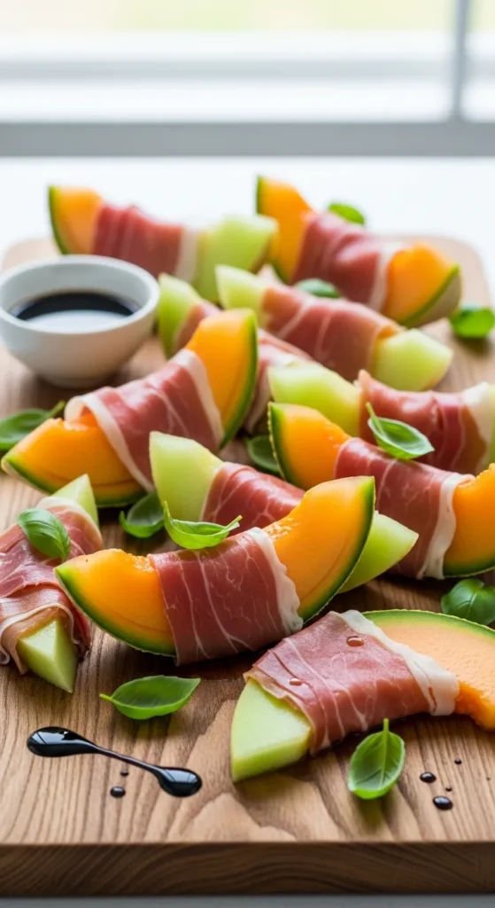 Prosciutto-Wrapped Melon (Sweet Meets Salty)