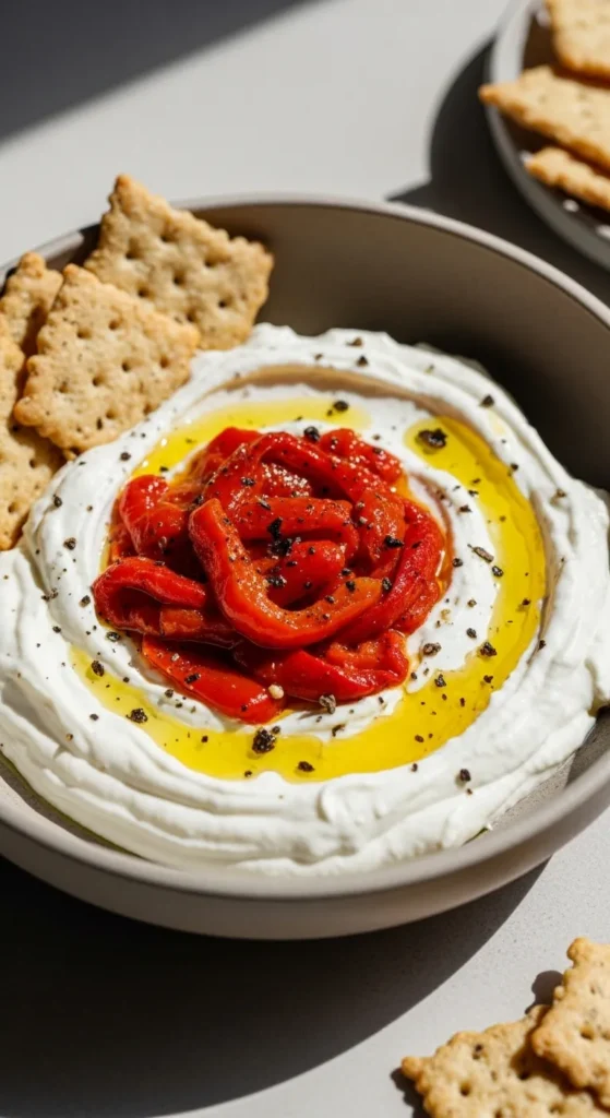 Whipped Feta with Roasted Red Peppers