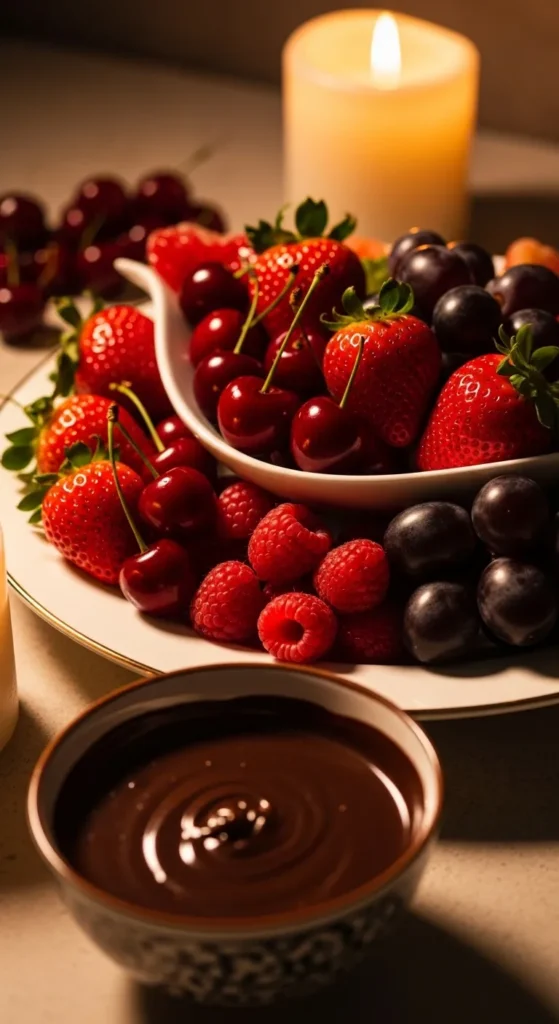 Romantic Date Night Fruit Plate