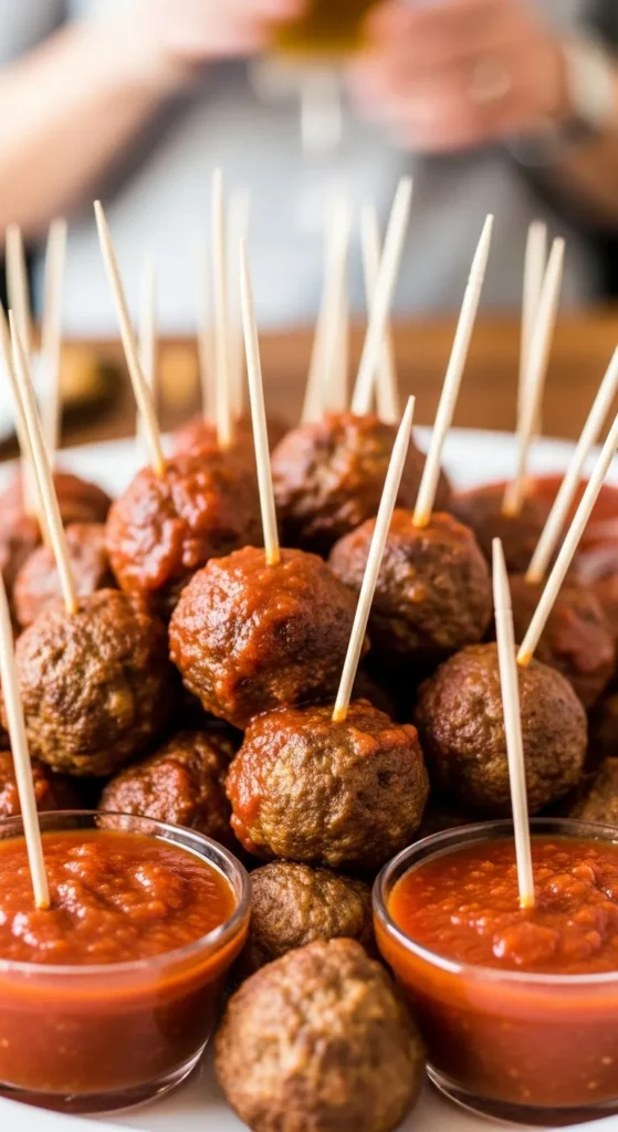 Mini Italian Meatballs (No Forks Required)