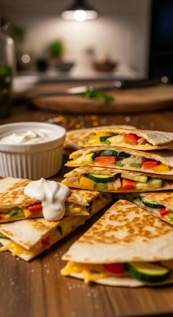 Quick Veggie Quesadillas