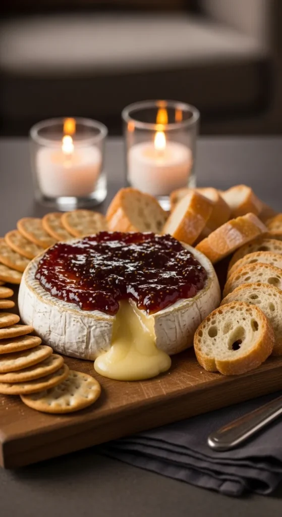 Baked Brie with Fig Jam