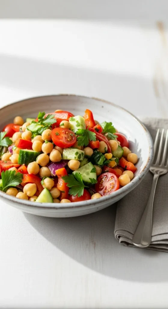 Simple Chickpea Salad