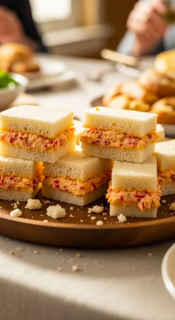 Pimento Cheese Finger Sandwich
