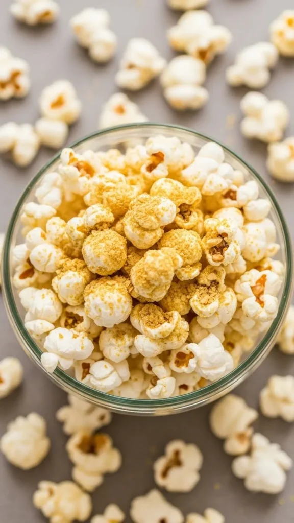 Air-Popped Popcorn with Nutritional Yeast