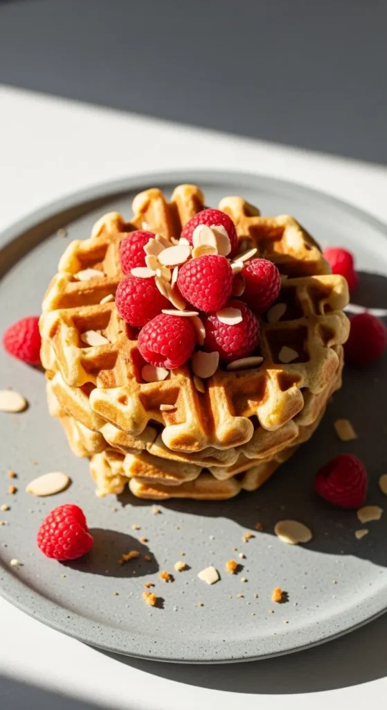 Almond Flour Low Carb Waffles