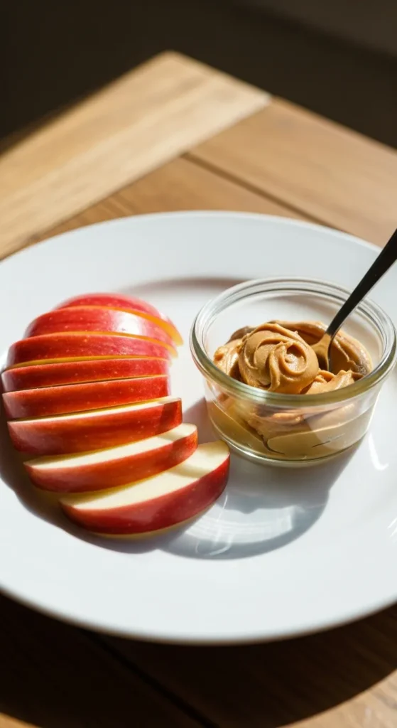 Apple & Peanut Butter Plate (200 Calories)