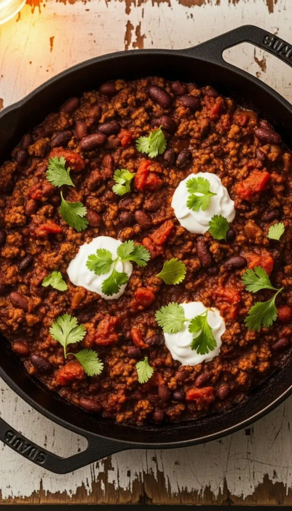 Beef and Bean Skillet