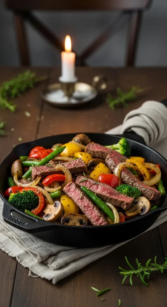 Beef and Vegetable Skillet