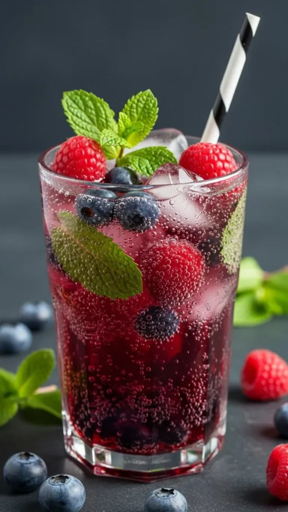 Berry Mint Fizz