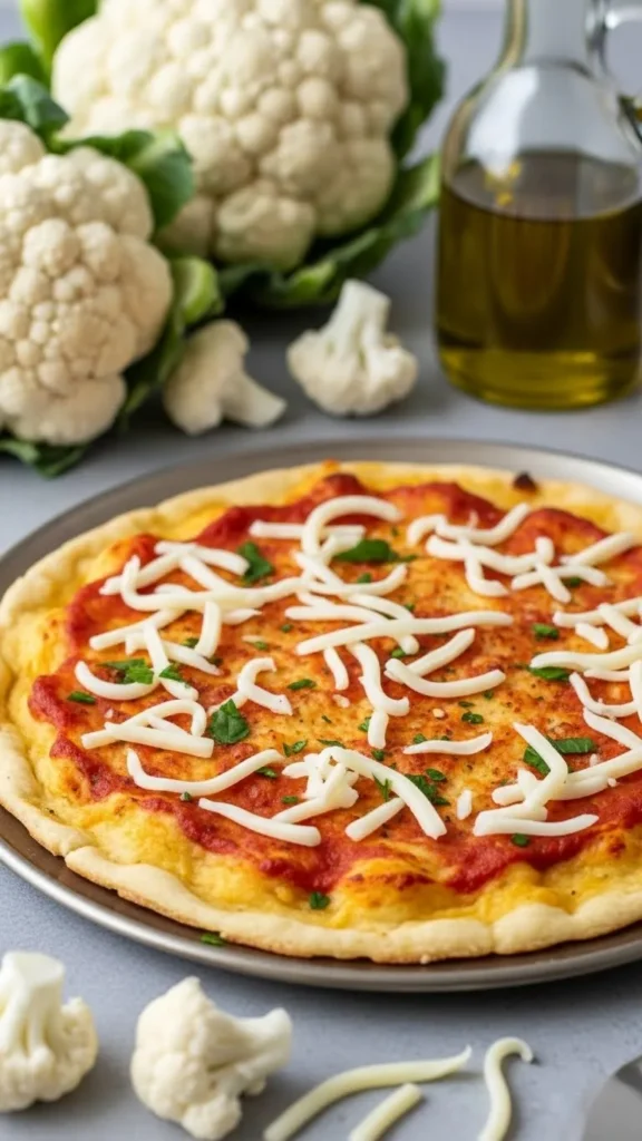 Cauliflower Thin Pizza Crust