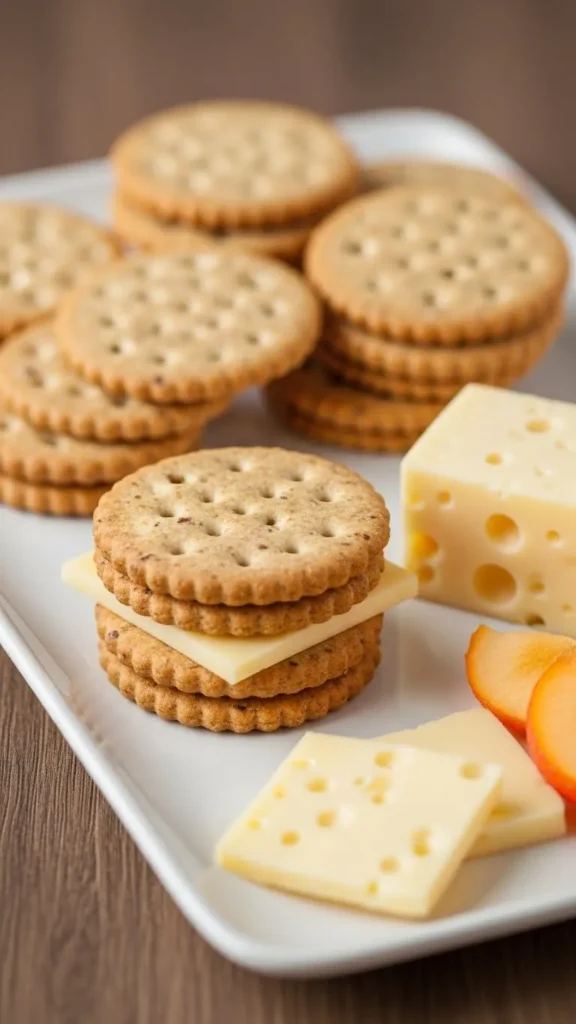 Cheese and Whole-Grain Crackers