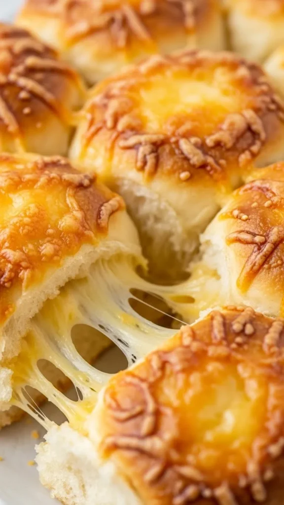 Cheesy Pull Apart Gluten Free Dinner Rolls