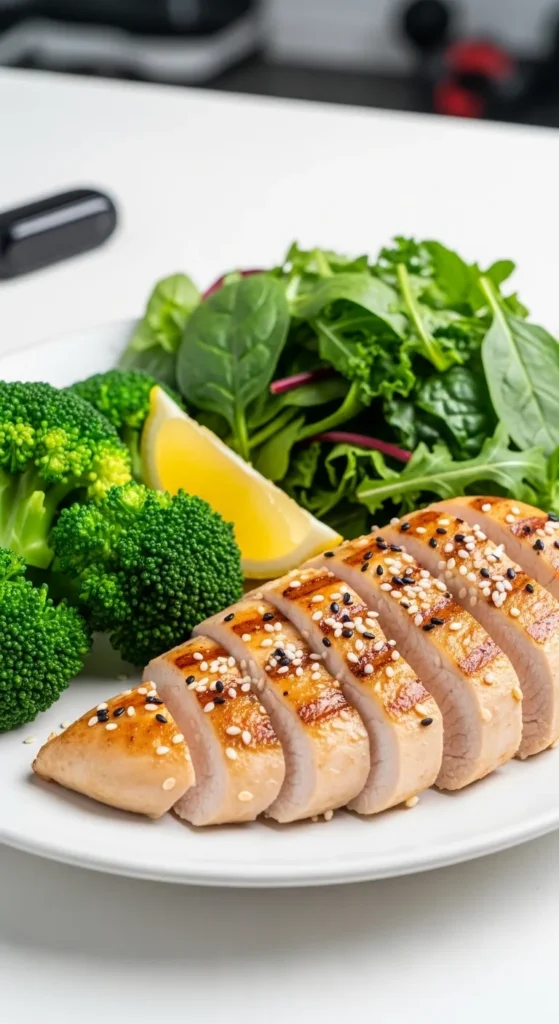 chicken breast protein per 100g