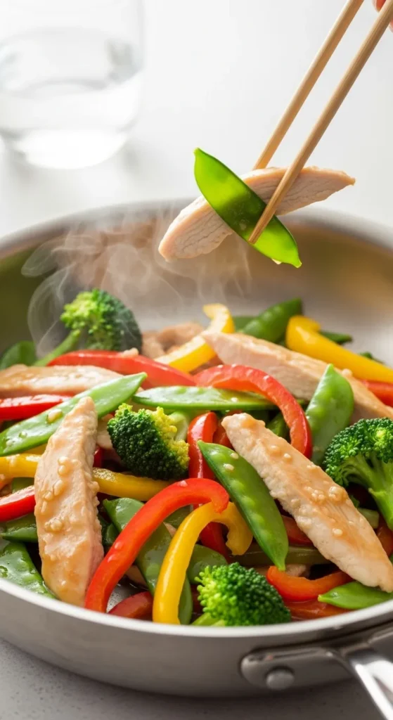 Chicken Stir Fry with Bell Peppers