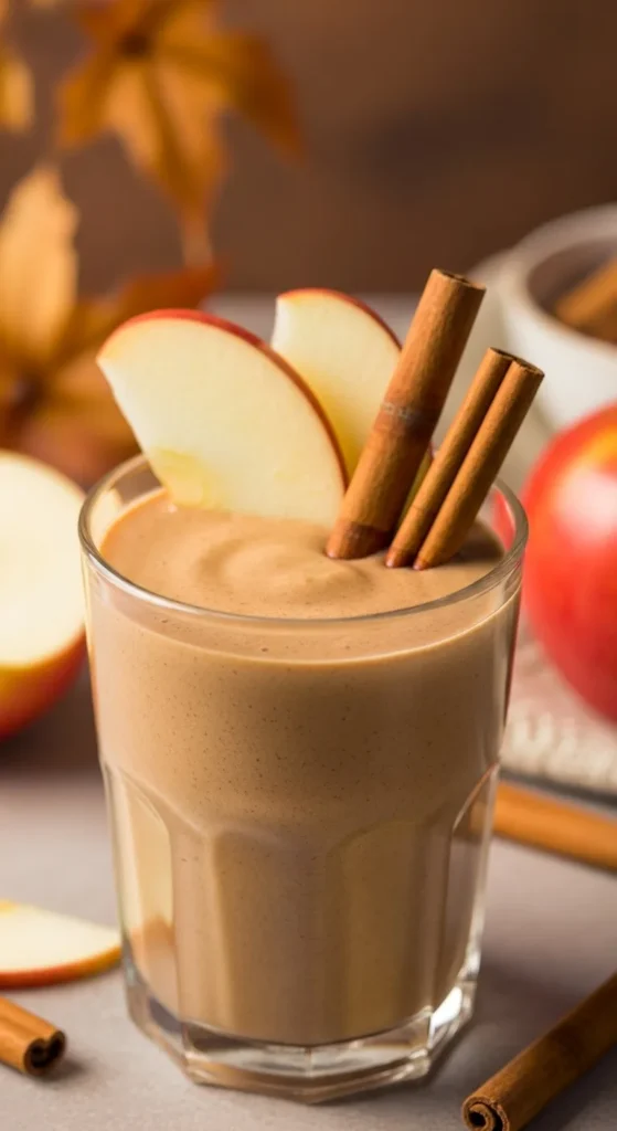 Cinnamon Apple Protein Shake