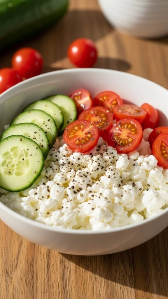 Classic Low Fat Cottage Cheese Bowl