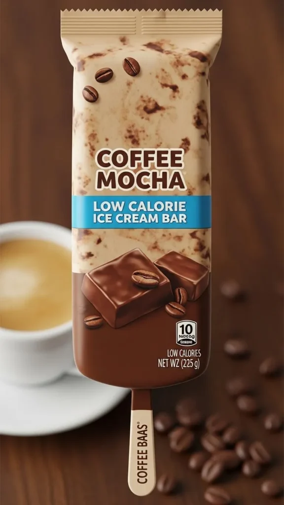 Coffee Mocha Low Calorie Ice Cream Bar