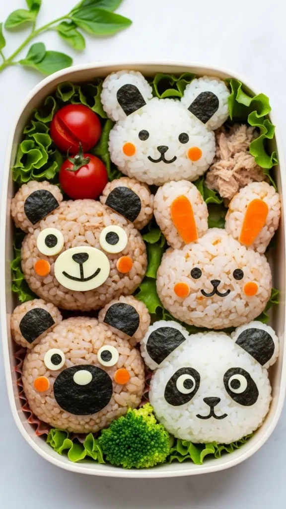 Cute Animal Rice Balls