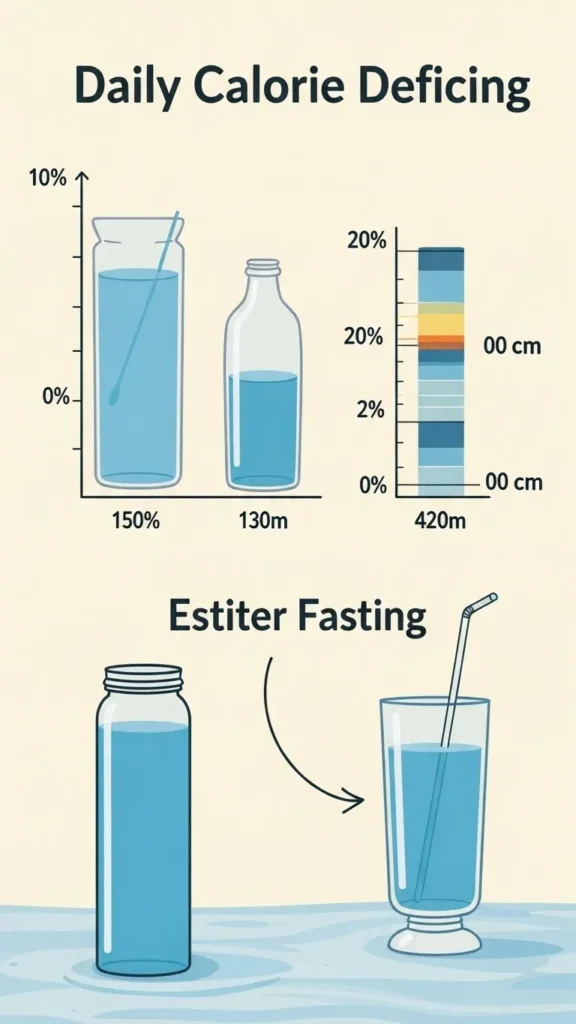 Daily Calorie Deficit Estimation During Water Fasting