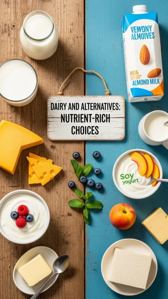 Dairy and Alternatives: Nutrient-Rich Choices