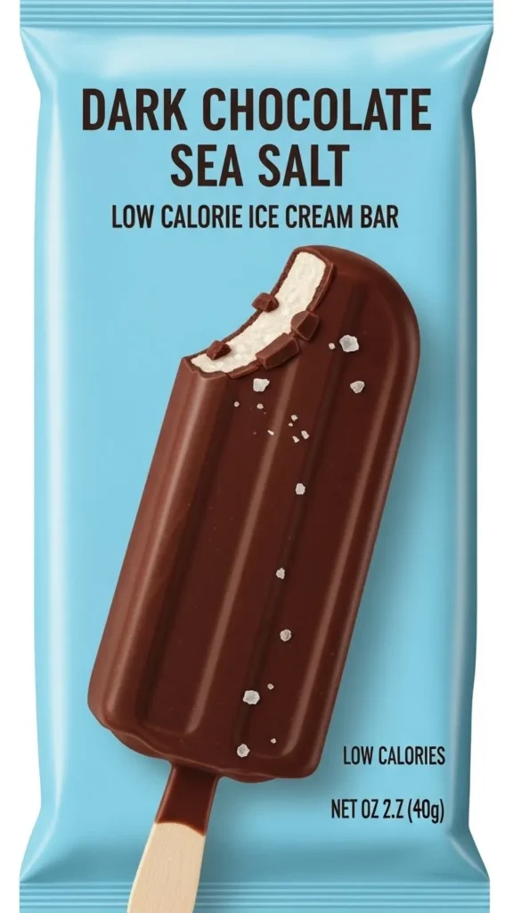 Dark Chocolate Sea Salt Low Calorie Ice Cream Bar