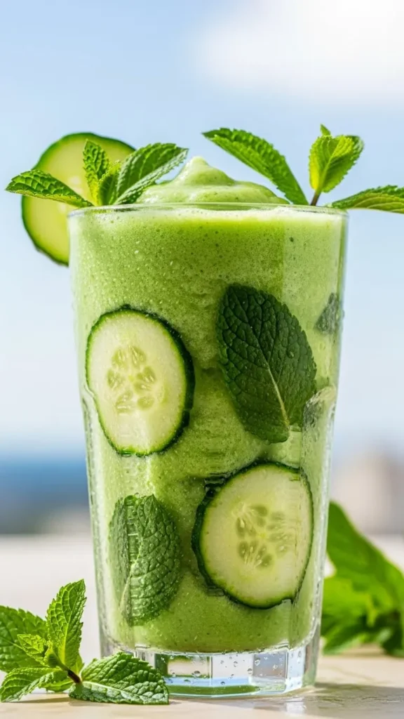 Detox Cucumber Mint Shake