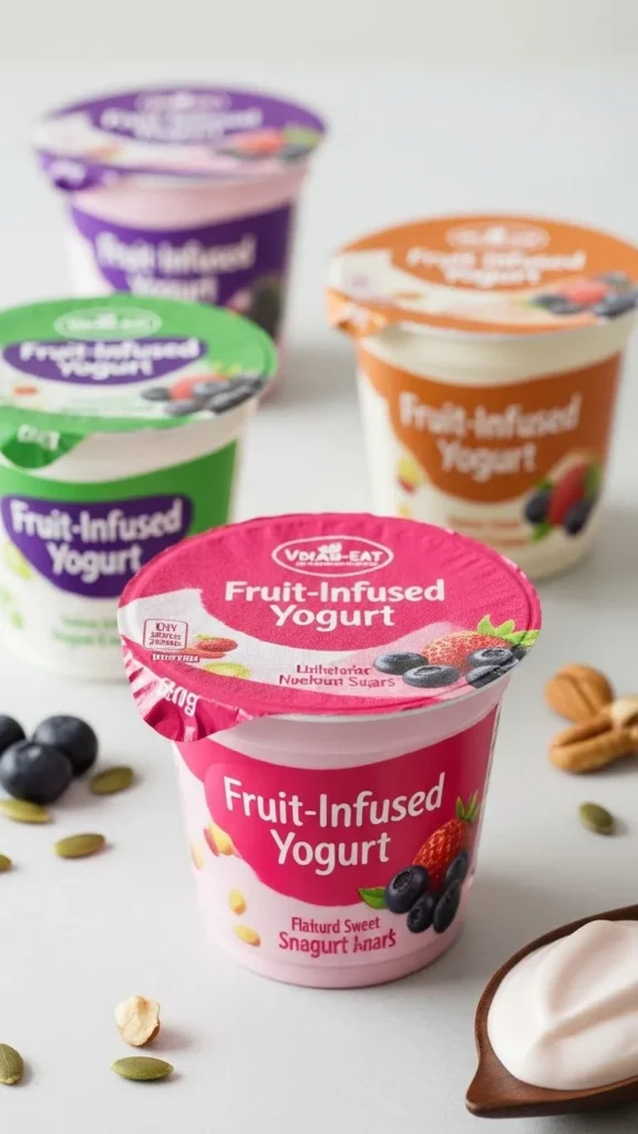 Fruit-Infused Yogurt Cups: Flavorful Snacking