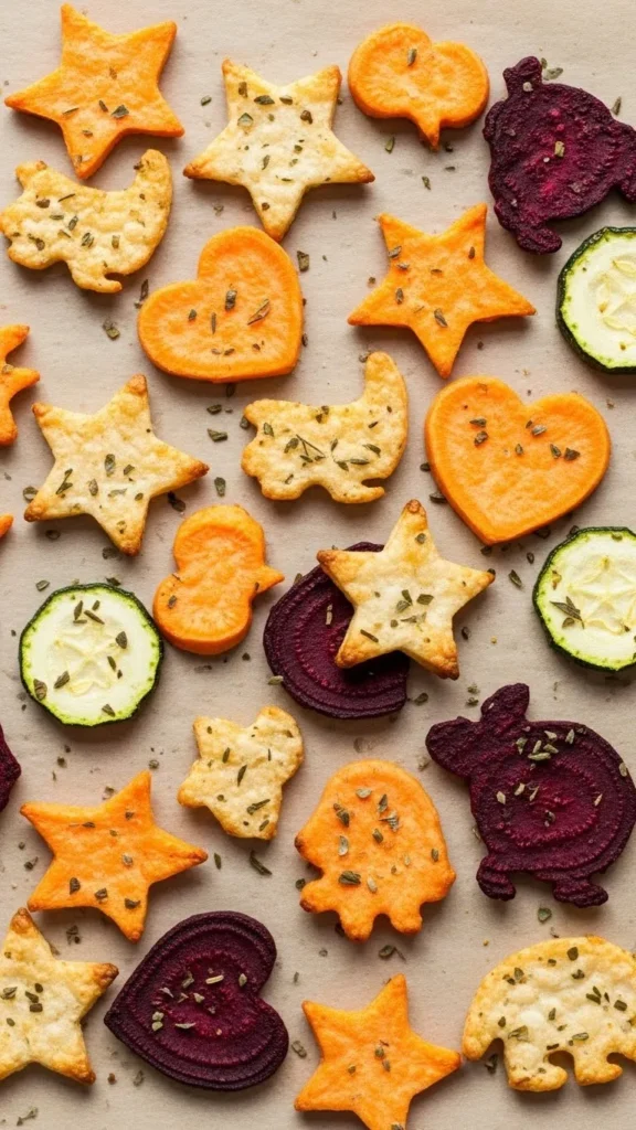 Fun-Shaped Veggie Chips