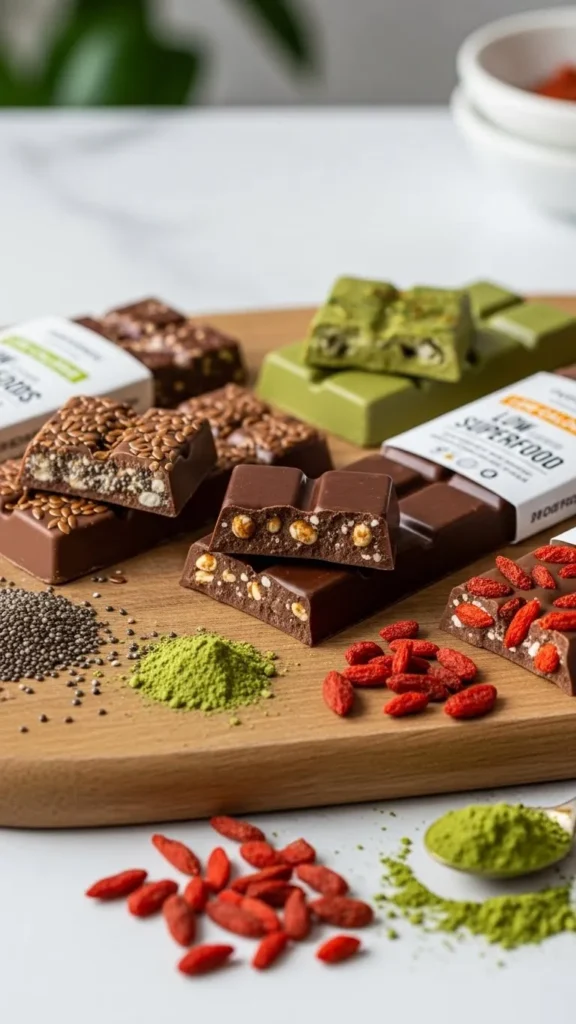 Functional Chocolate Bars with Superfoods
