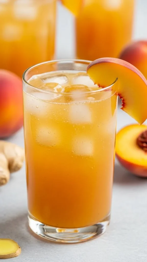 Ginger Peach Spritzer