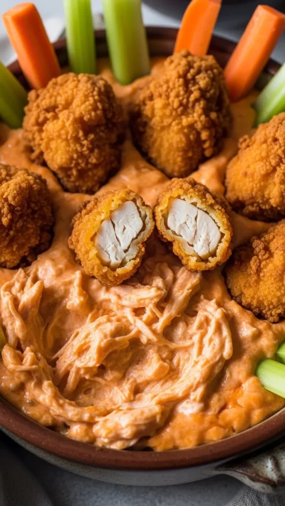 Greek Yogurt Buffalo Chicken Dip