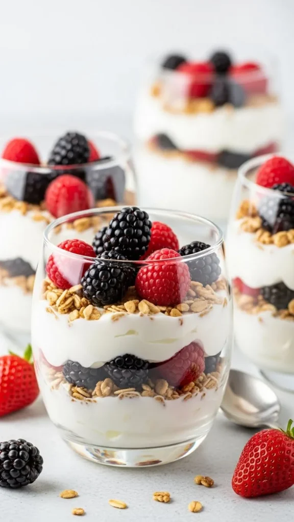 Greek Yogurt Parfait with Berries